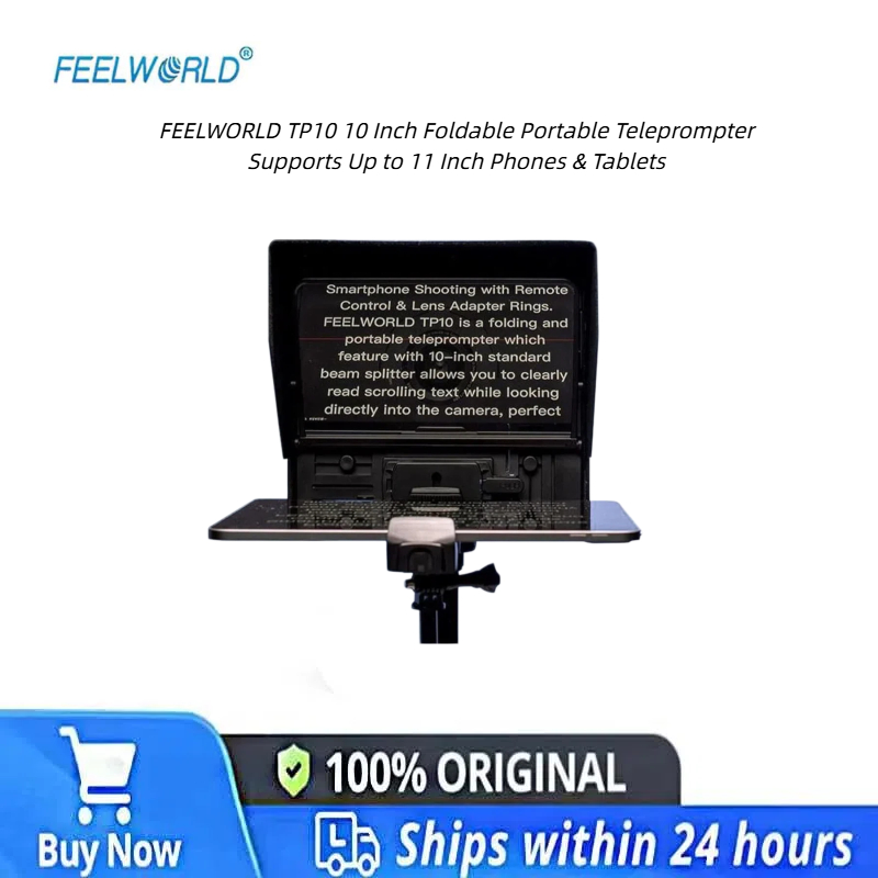 Photography Prompt - FEELWORLD TP10 10inch Folding Teleprompter Support