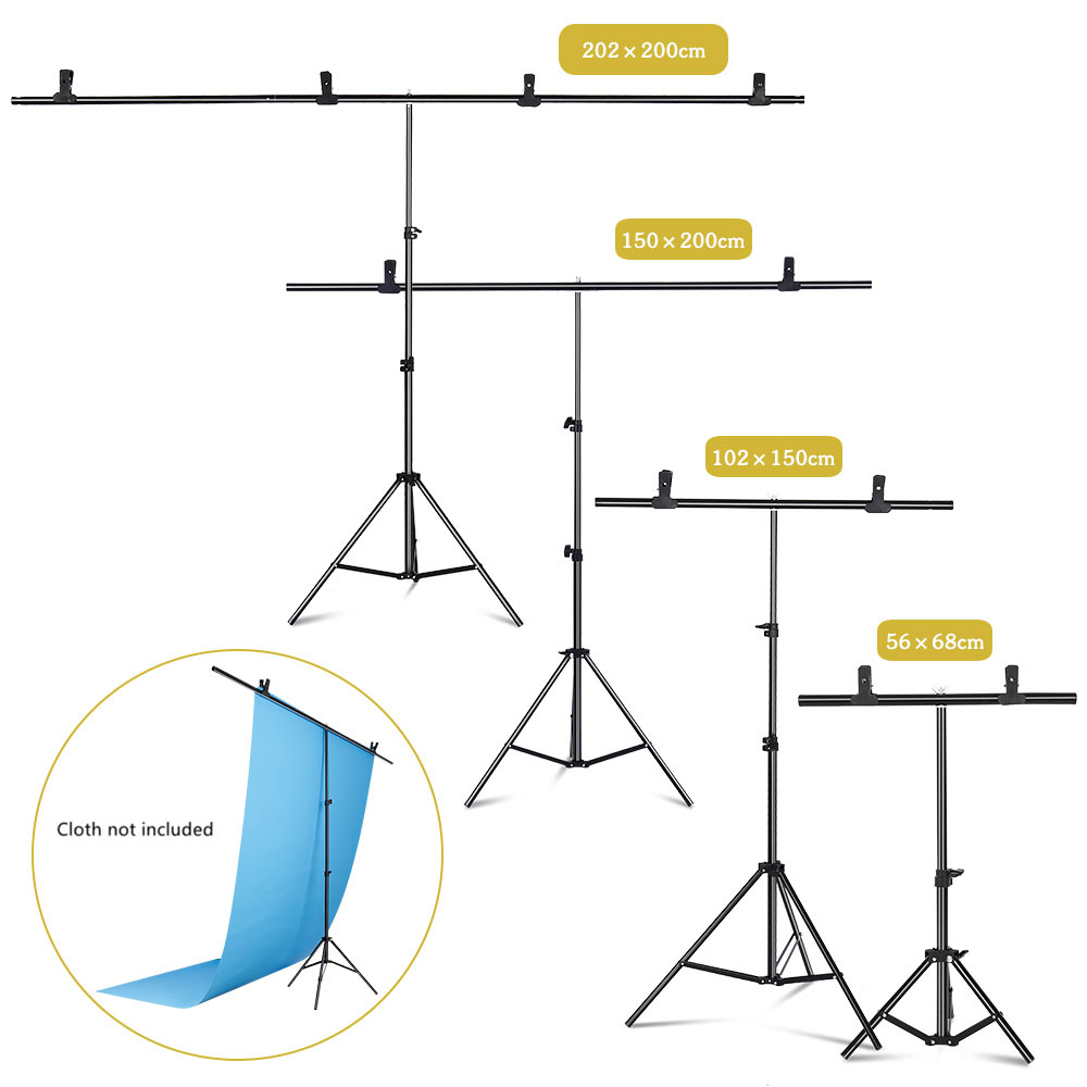 Photography Videos Free - Photography T-shape Background Backdrop Stand Frame