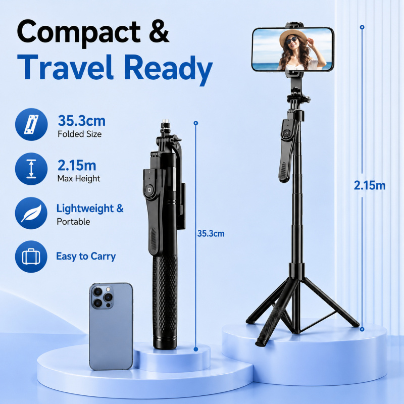 2M Bluetooth Selfie Stick Trip - Photography Basics ulasan dan harga