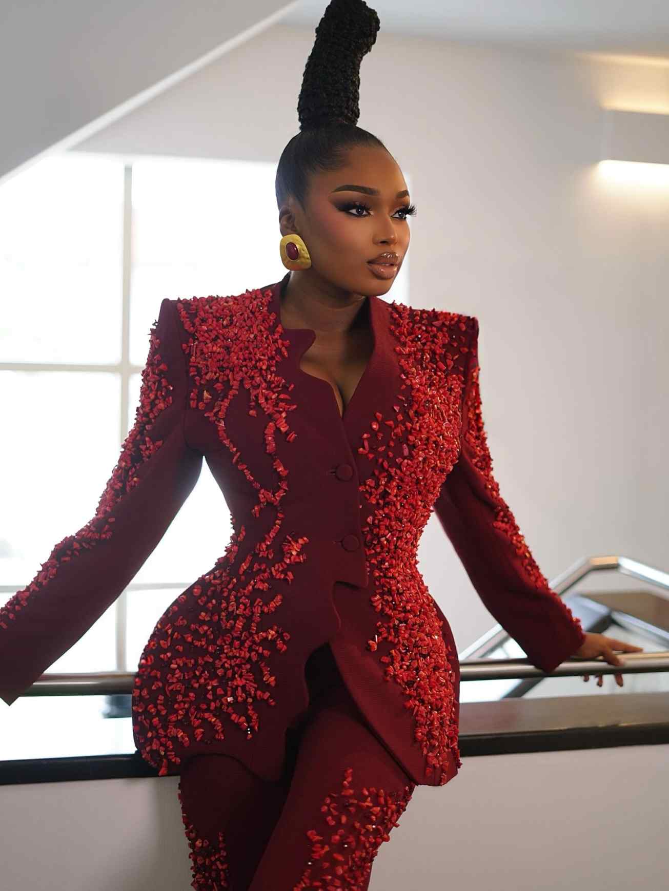 Slim Fit Women Suits Customize - Photography Geometry ulasan dan harga