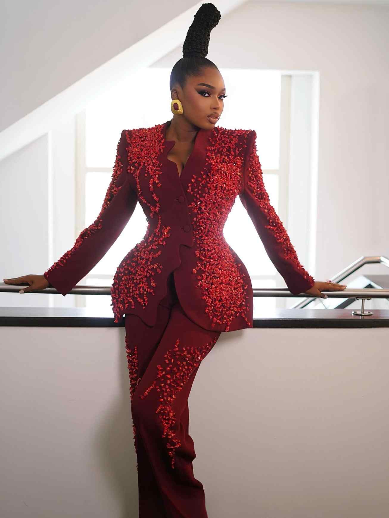 Slim Fit Women Suits Customize - Photography Geometry ulasan dan harga
