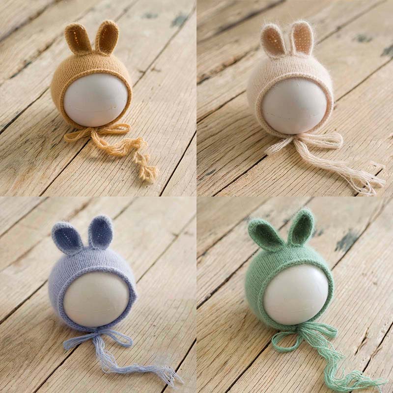 Knitted Rabbit Hat Newborn Pho - Photography Cheat Sheet ulasan dan harga